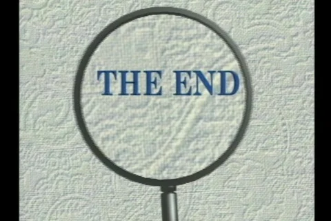 0916 The End Magnified Stock Footage 831774