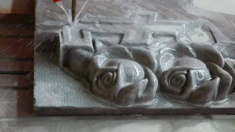 092 stone milling Stock Footage 154203774