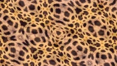Abstract background animation based on leopard pattern