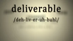Definition: Deliverable