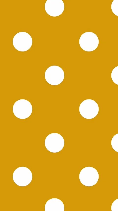 095_Polka dot pattern on gold background.mp4 Stock Footage 348100550