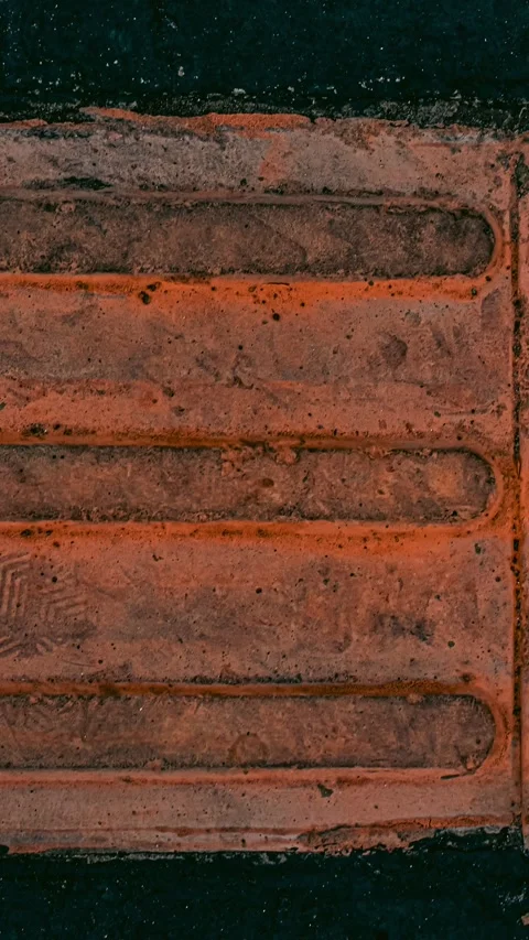 095_Tactile paving surface texture pattern.mp4 Stock Footage 345817794