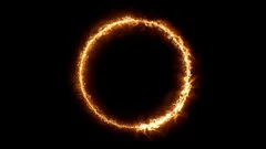 Abstract Ring Of Fire  - Fractal