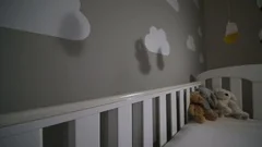Baby's Nursery With Mobile 1