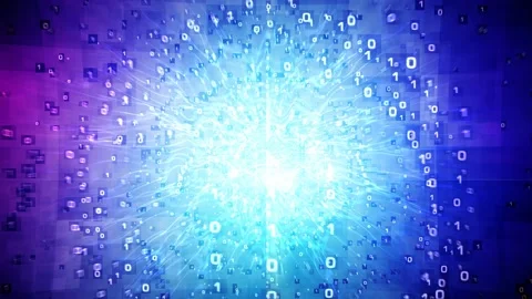 097 digital star loop Stock-Footage 201828425