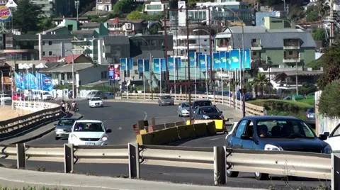 0976 The summer, Viña del Mar, Chile Stock Footage 33863313