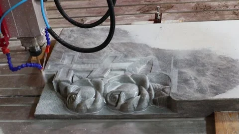 098 stone milling Stock Footage 154203802