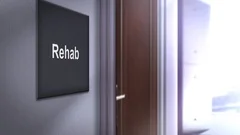 Modern interior building signage series - Rehab