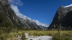 Milford Track valley timelapse