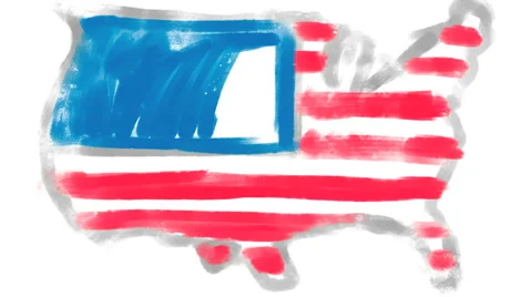 09USAmap Stock Footage 940999