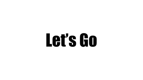 1, 2, 3 count and let's play and go text isolated on background Видео 336549756