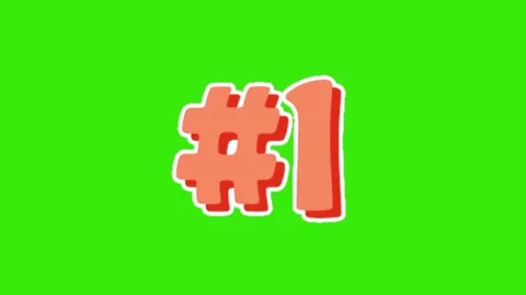 #1 animation on green screen 動画素材 329031253