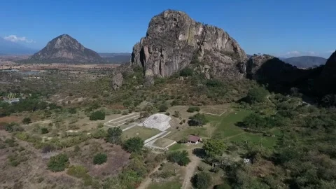 1. Chalcatzingo 4K Drone Clip, Mexico HD 1080 Stock Footage 303323376