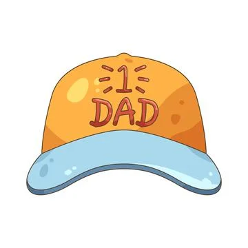 1 Dad cap Stock Illustration