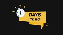 1 day to go countdown