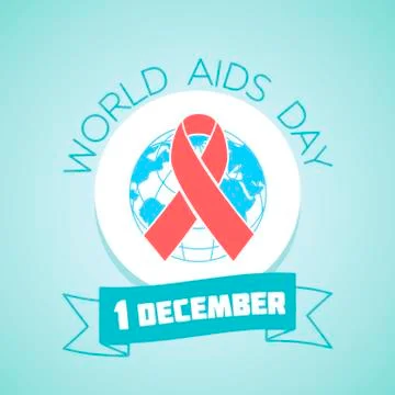 1 december AIDS Stock Illustration
