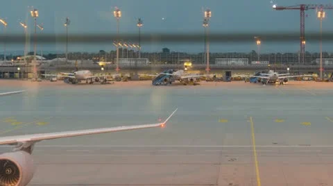 1 Flughafen1080 Stock Footage 12188871