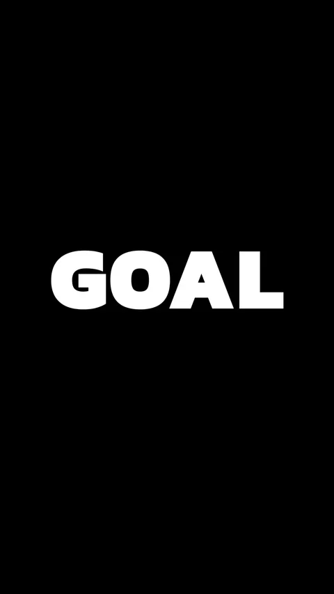1. Goal Typography Animation Flicker Effect for Football Sports Broadcast Ti Vídeo Stock 336320076