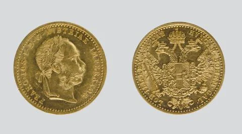 1 gold ducat Stock Photos