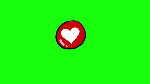 1 hand drawn heart icon Render 스톡 동영상 243576751