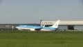 1. KLM plane landing HD Footage