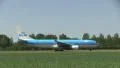 1. KLM Plane taxies to the runway HD Footage