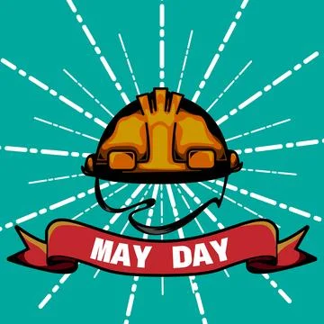 1 may labour day or mayday celebration vector design Stock Illustration
