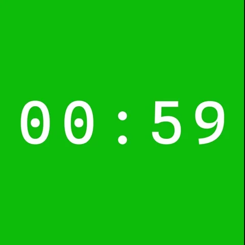 1 Min timer Stock Footage 293661119