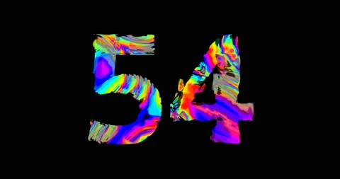 1 Minute (60 second) Countdown Timer Numbers Rank Ranking Stock Footage 154559393
