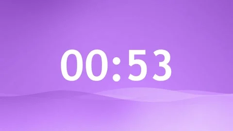 1 Minute Countdown Timer Animation. 動画素材 262624520