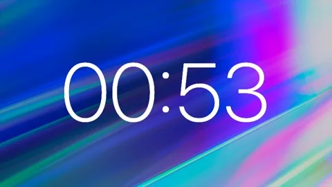 1 Minute Countdown Video Stock Footage 259857539