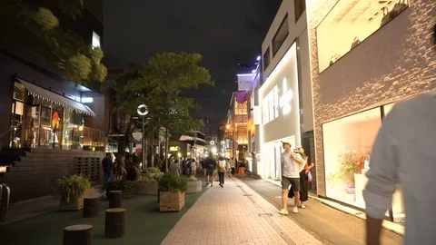 1 Minute of POV Walking Through Harajuku Shopping Street in Tokyo, Japan - Stock Footage 105001193