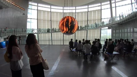 1 The National Museum Of Emerging Science And Innovation Miraikan Stock-Footage 344113335