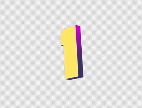 1 number Stock Footage 332898927