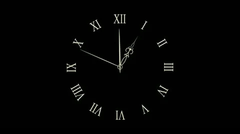 1 o'clock 库存影片 11724243