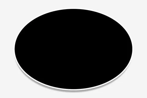 1 Oval Photo Frame Horizontal Stock Illustration
