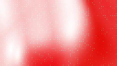 1 red and white gradient background with blink dot Stock Footage 333164855