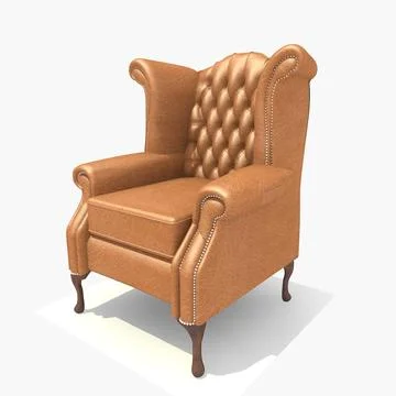 1 SEATER SCROLL CHAIR 3D Model
