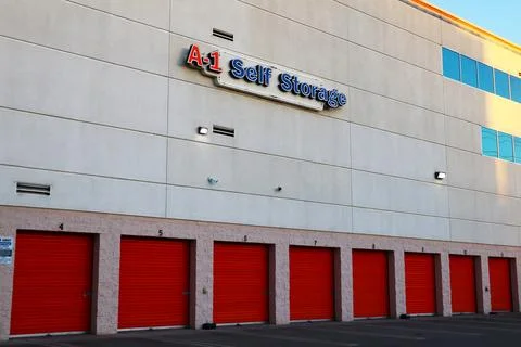 A-1 Self Storage Facility Stock Photos