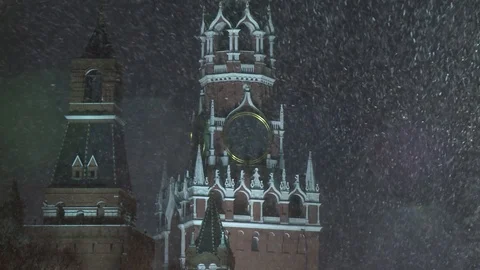 1 Spasskaya Tower Stock Footage 101662217