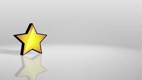 1 Star 3D Rated background Vidéo 332083975