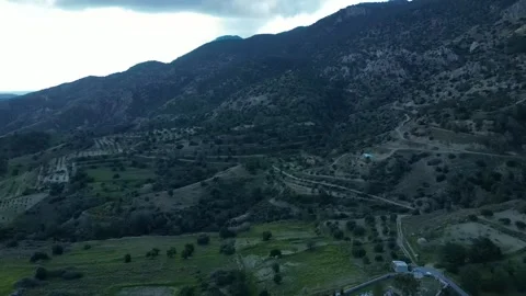 1. a static frame. Mountains and hills of Cyprus Stock Footage 267688652