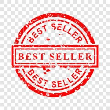 1 style Vector Scratch Red Circle Rubber Stamp, Best Seller at transparent ef Stock Illustration