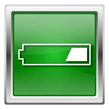 1 third charged battery icon Stock-Illustration