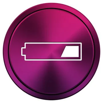 1 third charged battery icon Stock-Illustration