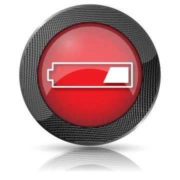 1 third charged battery icon Stock-Illustration