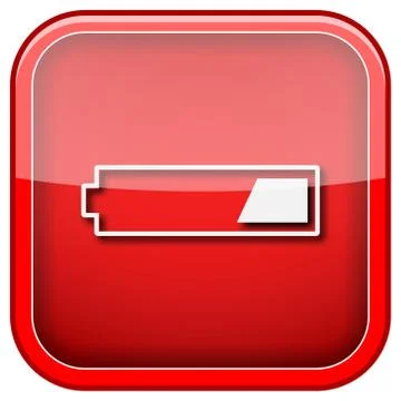 1 third charged battery icon Stock-Illustration