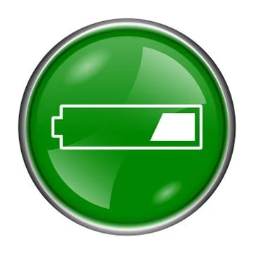 1 third charged battery icon Stock-Illustration
