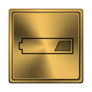 1 third charged battery icon Stock-Illustration