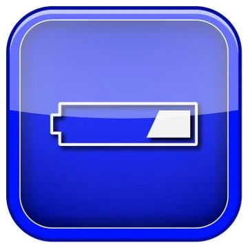 1 third charged battery icon Stock-Illustration